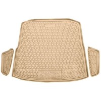 Автомобільний килимок в багажник Volkswagen e-Bora 2021- бежевый (AVTO-Gumm)