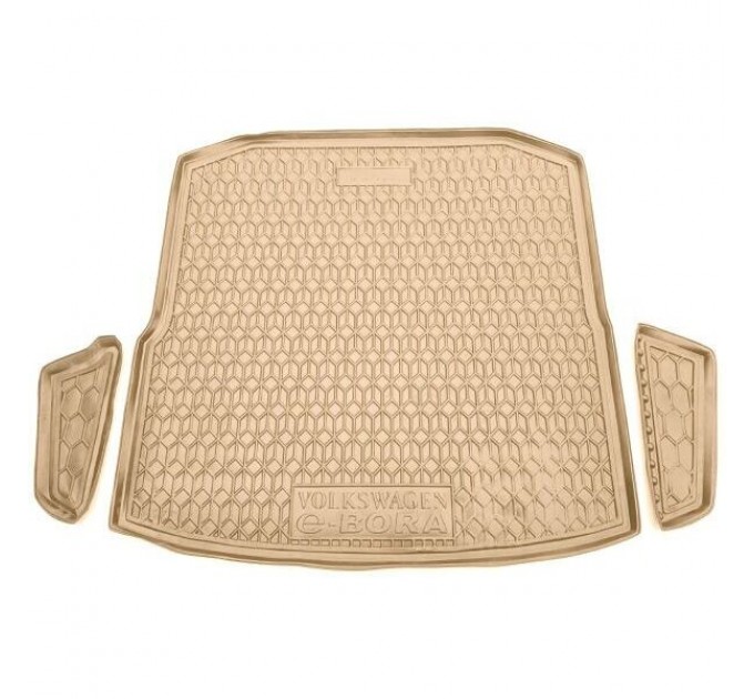 Автомобільний килимок в багажник Volkswagen e-Bora 2021- бежевый (AVTO-Gumm), ціна: 1 180 грн.