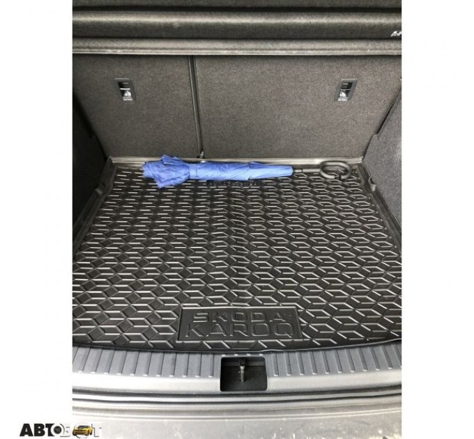 Автомобильный коврик в багажник Skoda Karoq 2018- верхний для двухуровневого пола (Avto-Gumm), цена: 824 грн.