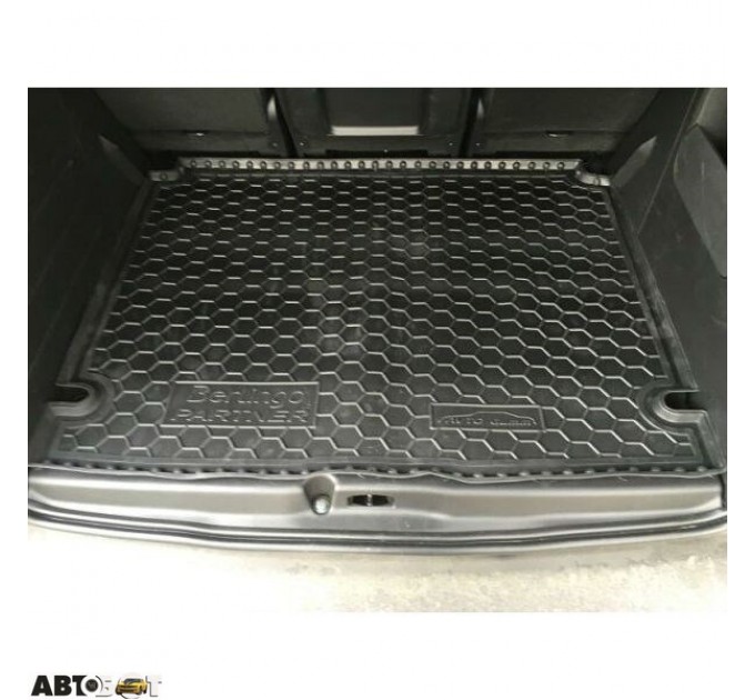 Автомобільний килимок в багажник Citroen Berlingo (B9)/Peugeot Partner Tepee 2008- (Avto-Gumm), ціна: 824 грн.