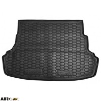 Автомобильный коврик в багажник Hyundai Accent (RB) 2011- цельная спинка (Avto-Gumm)