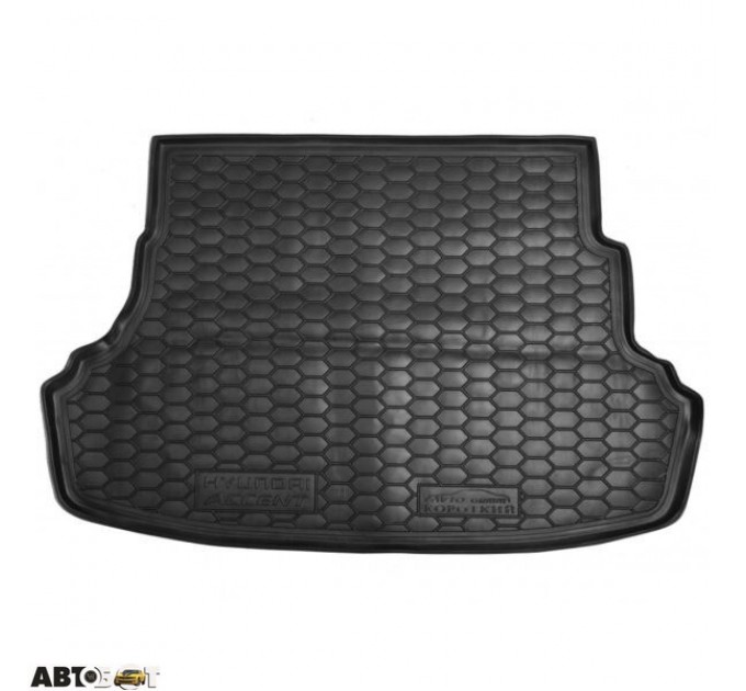 Автомобильный коврик в багажник Hyundai Accent (RB) 2011- цельная спинка (Avto-Gumm), цена: 824 грн.