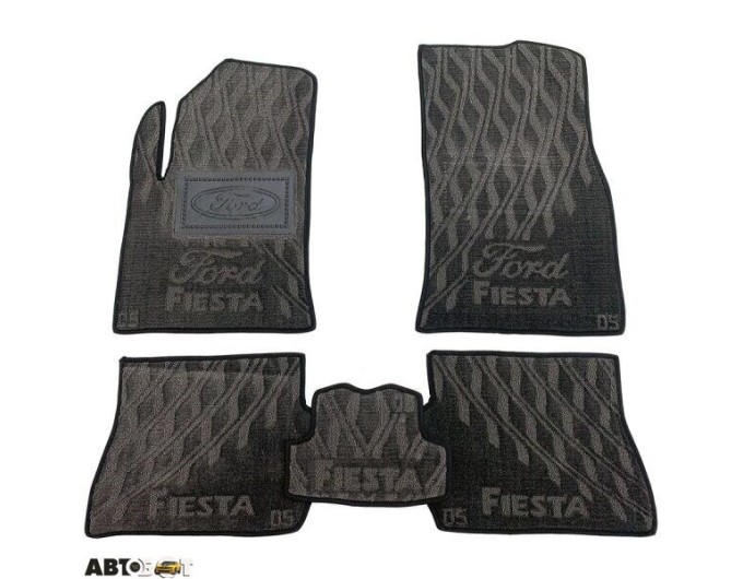 Текстильные коврики в салон Ford Fiesta 2002-2008 (V) серые AVTO-Tex, цена: 1 412 грн.
