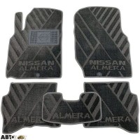 Текстильні килимки в салон Nissan Almera Classic 2006- (X) серые AVTO-Tex