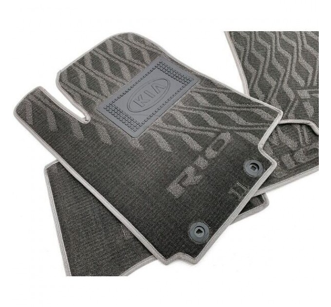 Текстильные коврики в салон Kia Rio 2011- (V) серые AVTO-Tex, цена: 1 412 грн.