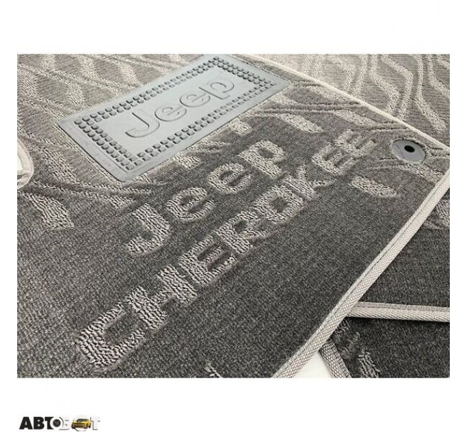 Текстильные коврики в салон Jeep Cherokee 2014- (V) серые AVTO-Tex, цена: 1 570 грн.