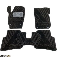 Текстильные коврики в салон Skoda Fabia 2 2007-2015 (X) AVTO-Tex