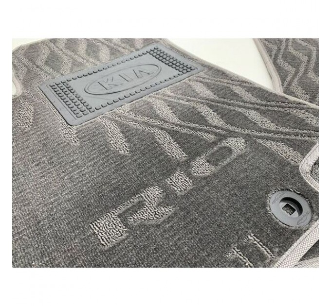 Текстильные коврики в салон Kia Rio 2011- (V) серые AVTO-Tex, цена: 1 412 грн.