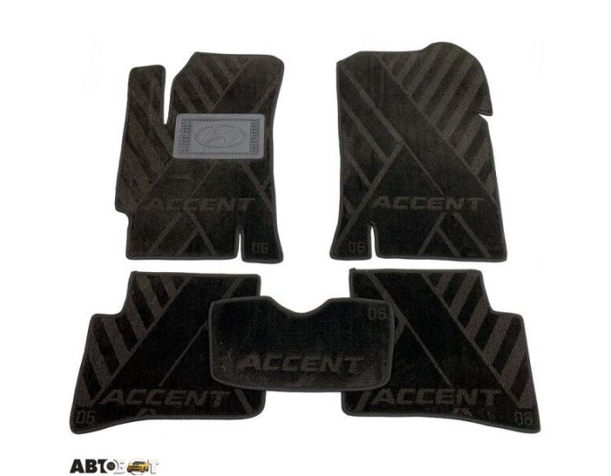 Текстильные коврики в салон Hyundai Accent 2006-2010 (X) AVTO-Tex, цена: 1 426 грн.