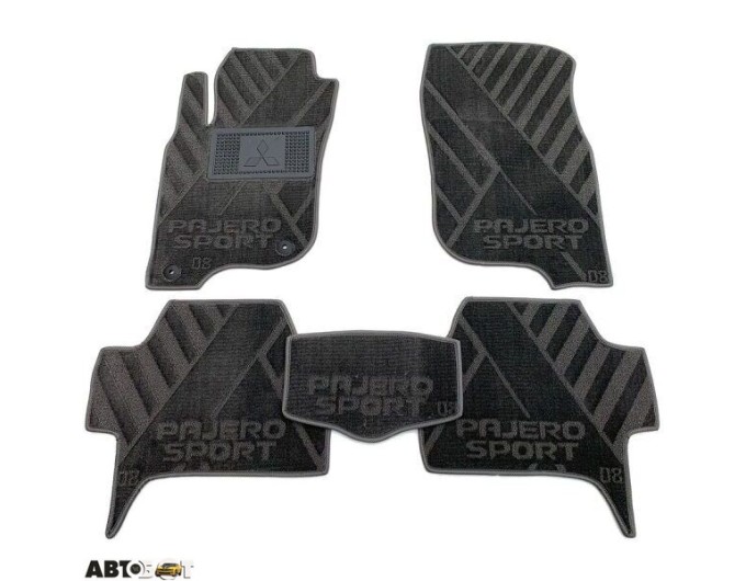 Текстильні килимки в салон Mitsubishi Pajero Sport 2 2008-2015 (X) серые AVTO-Tex, ціна: 1 412 грн.
