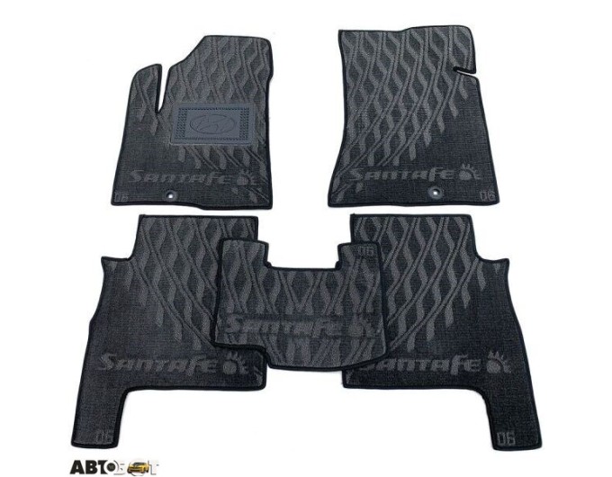Текстильні килимки в салон Hyundai Santa Fe 2006-2010 (V) серые AVTO-Tex, ціна: 1 412 грн.