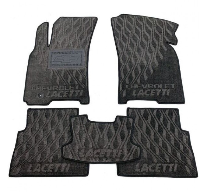 Текстильные коврики в салон Chevrolet Lacetti 2004- (V) серые AVTO-Tex, цена: 1 412 грн.