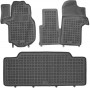 Резиновые коврики в салон REZAW-PLAST Volkswagen Crafter II (с доп.материалом у водителя) полный комплект 2016-... / RP 200122