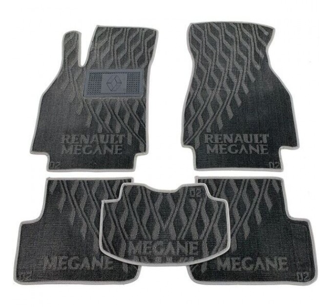 Текстильные коврики в салон Renault Megane 2 2003- Sd/Un (V) серые AVTO-Tex, цена: 1 412 грн.