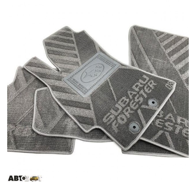 Текстильные коврики в салон Subaru Forester 3 2008- (X) серые AVTO-Tex, цена: 1 570 грн.
