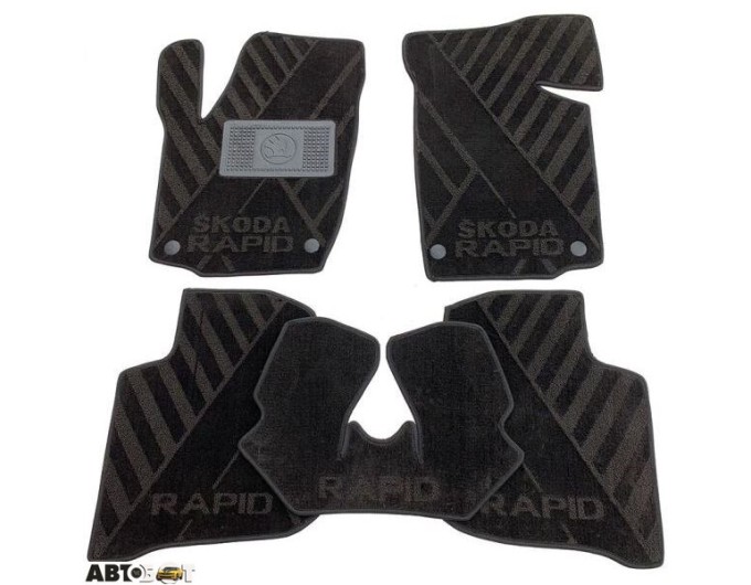Текстильные коврики в салон Skoda Rapid 2013- (X) AVTO-Tex, цена: 1 412 грн.