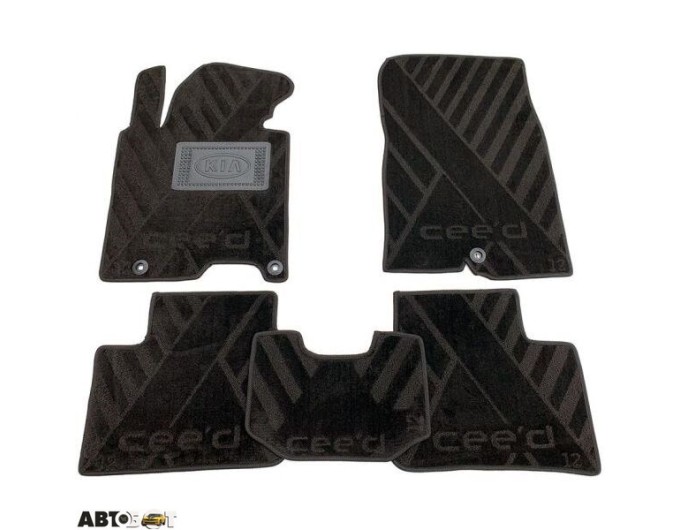 Текстильные коврики в салон Kia Ceed (JD) 2012- (X) AVTO-Tex, цена: 1 412 грн.
