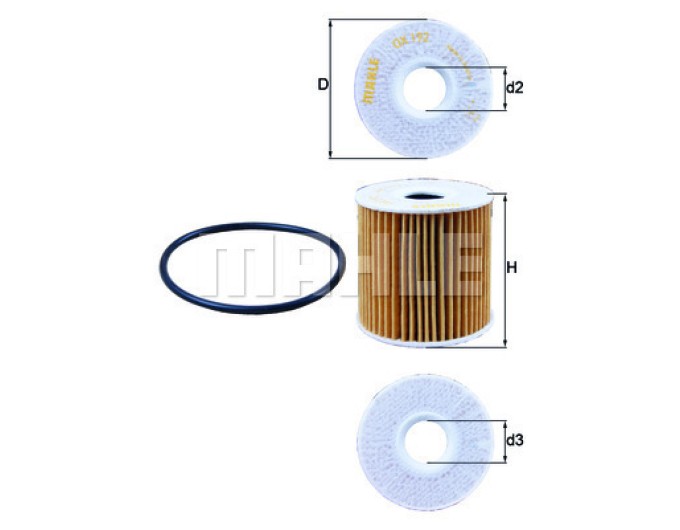 Фільтр оливи KNECHT OX 192D, ціна: 452 грн.
