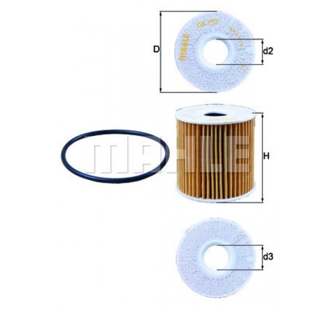 Фільтр оливи KNECHT OX 192D, ціна: 308 грн.