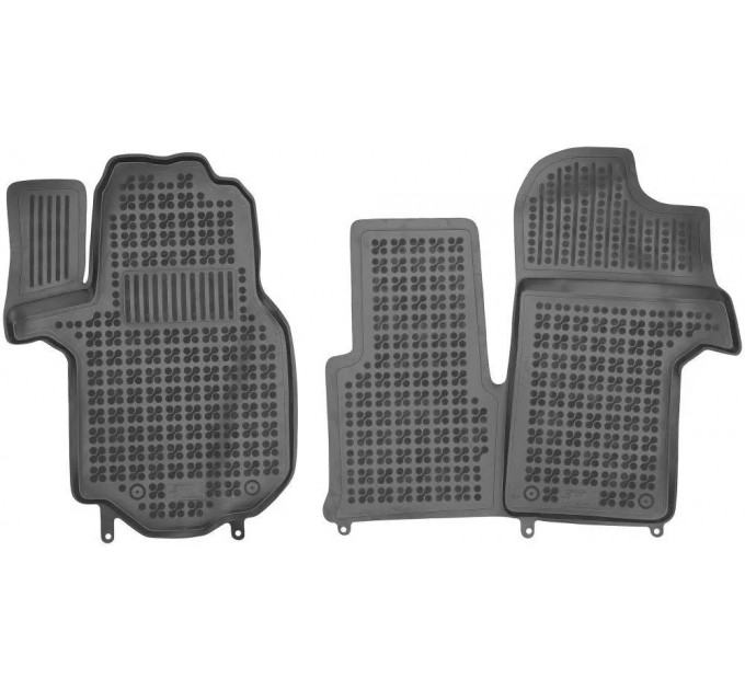 Гумові килимки в салон REZAW-PLAST Volkswagen Crafter II (з дод.матеріалом у водія) 1 row of seats 2016-... / RP 200122P, ціна: 1 899 грн.