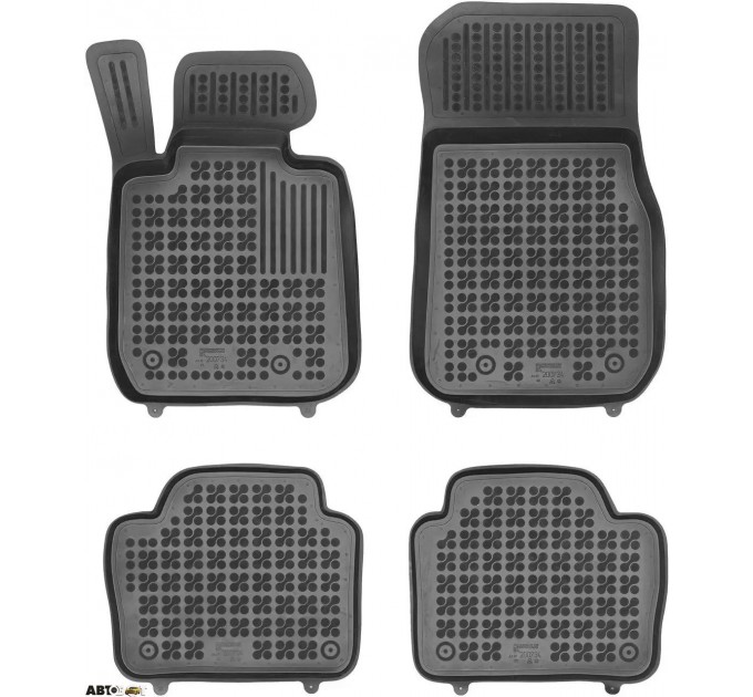 Гумові килимки в салон REZAW-PLAST BMW 3 (F30, F31) 2012 - 2018 , 4 (F32, F36 coupe) 2013 -.../ RP 200734, ціна: 1 845 грн.