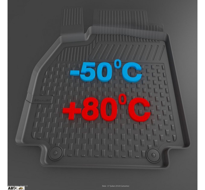 Килимки автомобільні в салон SAHLER 4D для Renault Clio 4 HB/SW 2012-2019 (RE-03), ціна: 3 191 грн.