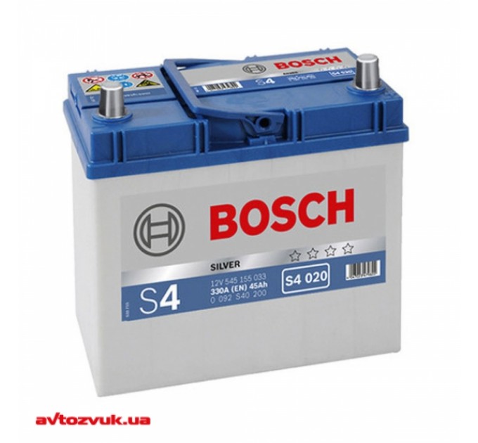 Автомобильный аккумулятор Bosch 6CT-45 S4 Silver (S40 200), цена: 3 393 грн.