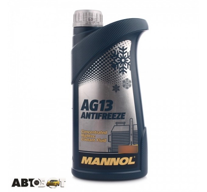 Антифриз MANNOL Antifreeze AG13+ Advanced желтый концентрат 1л, цена: 173 грн.