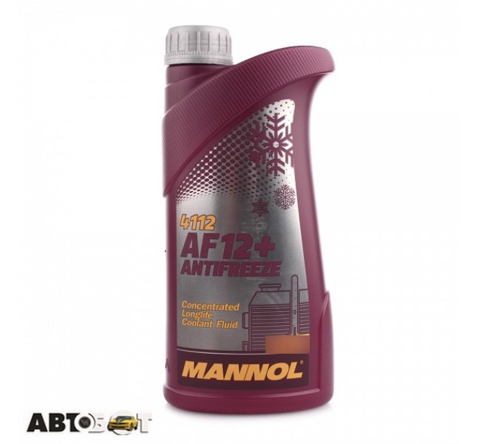 Антифриз MANNOL Antifreeze AF12+ красный -40C 1л, цена: 144 грн.
