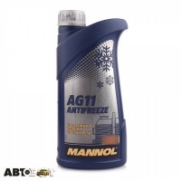 Антифриз MANNOL Antifreeze AG11 синий -40С 1л