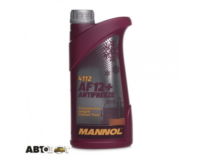 Антифриз MANNOL Longlife Antifreeze AF12+ червоний концентрат 1л, ціна: 186 грн.