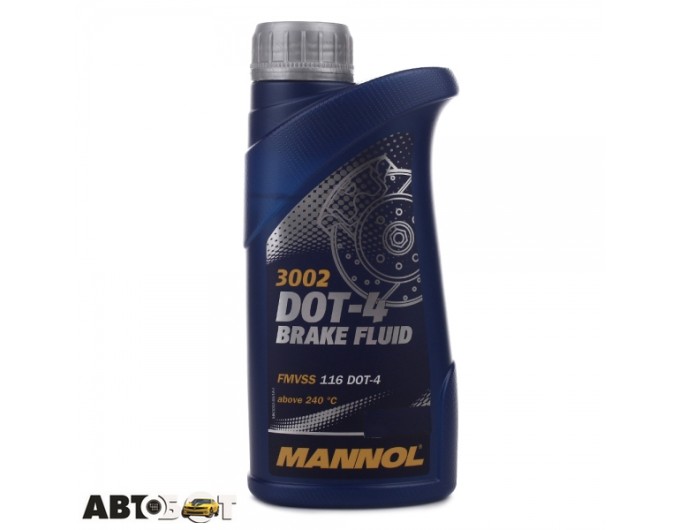 Гальмівна рідина MANNOL BREMSFLUSSIGKEIT Synthetic DOT 4 500мл, ціна: 499 грн.