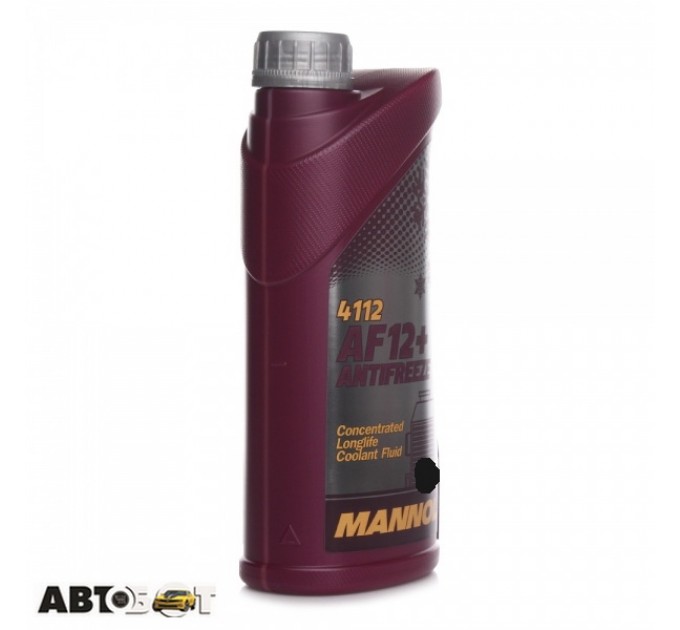 Антифриз MANNOL Longlife Antifreeze AF12+ красный концентрат 1л, цена: 229 грн.