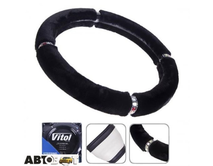Чехол на руль Vitol VLOD-F93 BK/BK M (25), цена: 522 грн.