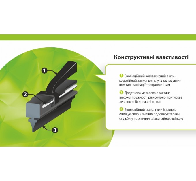 Дворник каркасный VIMAX DB-SW24-600 600мм, цена: 133 грн.