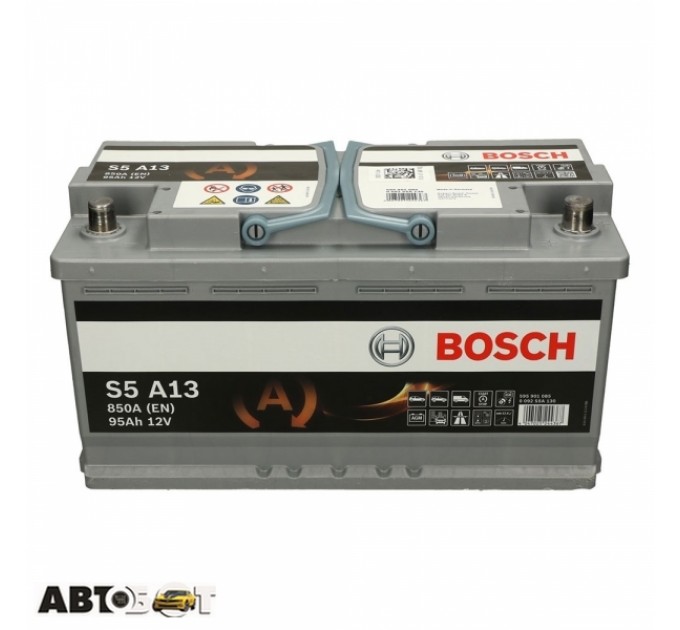 Автомобильный аккумулятор Bosch 6СТ-95 АзЕ AGM 0 092 S5A 130, цена: 12 442 грн.