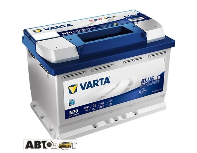 Автомобильный аккумулятор VARTA 6СТ-70 АзЕ Blue Dynamic EFB 570 500 076, цена: 13 259 грн.