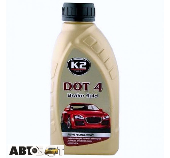 Гальмівна рідина K2 DOT 4 T124 250мл, ціна: 115 грн.