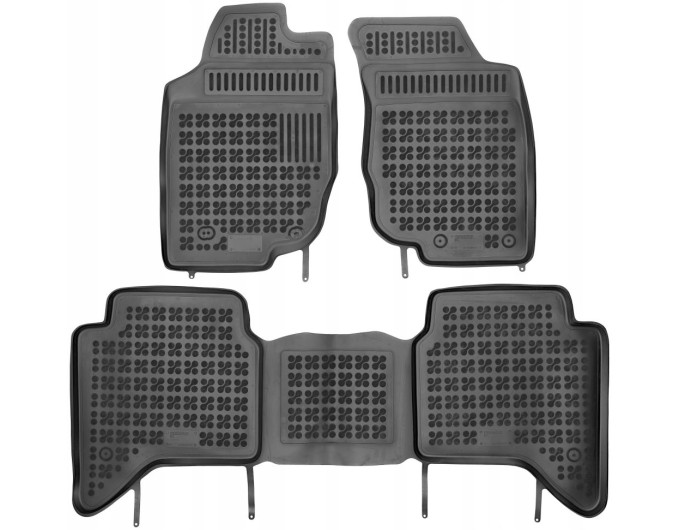 Резиновые коврики в салон REZAW-PLAST TOYOTA hilux (AN10..., AN20..., AN30) 2005 - 2015 / RP 201427, цена: 1 966 грн.