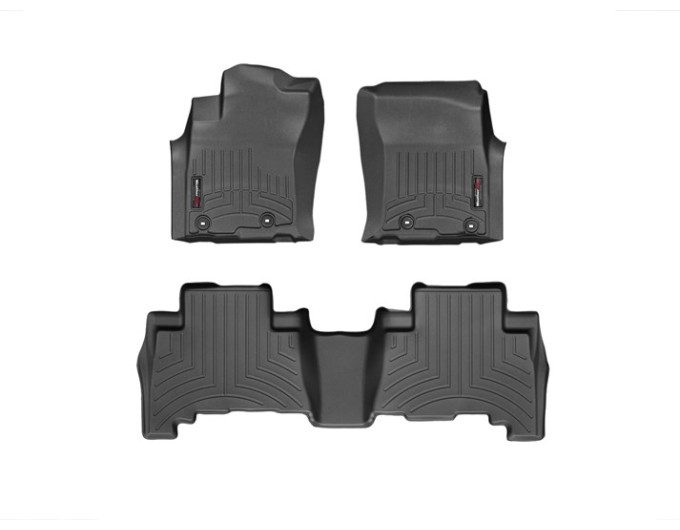 Коврики WeatherTech Black для Lexus GX (mkII); Toyota 4Runner (mkV) / Land Cruiser Prado (J150)(4 fixings) 2013→, цена: 11 488 грн.
