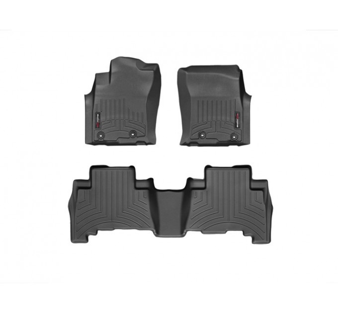 Коврики Weathertech Black для Lexus GX (mkII); Toyota 4Runner (mkV) / Land Cruiser Prado (J150)(4 fixings) 2013→, ціна: 10 641 грн.