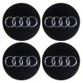 Наклейки на ковпаки з логотипом Audi чорні (90мм), 4шт., ціна: 177 грн.