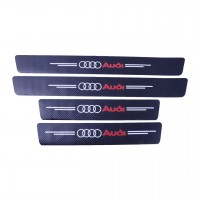 Защитная пленка на пороги автомобиля Audi Samurai Карбон 4D