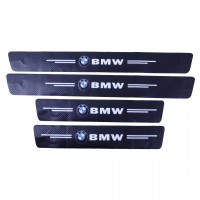 Захисна плівка на пороги автомобіля BMW Samurai Карбон 4D