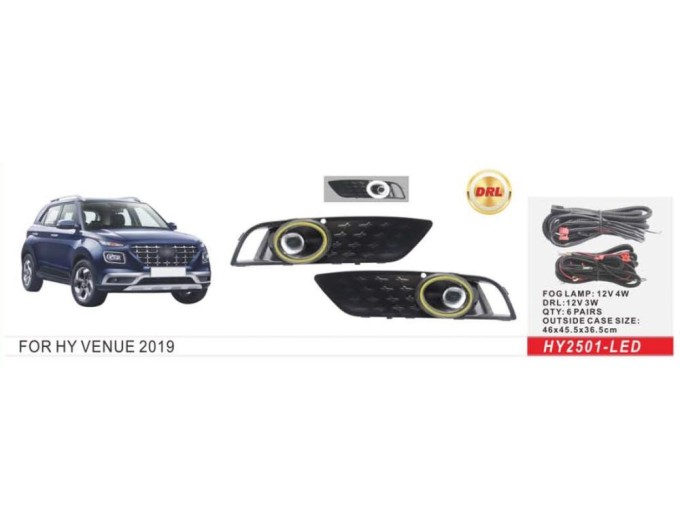 Фара противотуманная DLAA HY-2501L Hyundai Venue 2019-, цена: 2 751 грн.