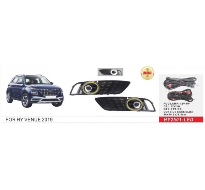 Фара протитуманна DLAA HY-2501L Hyundai Venue 2019-, ціна: 2 329 грн.