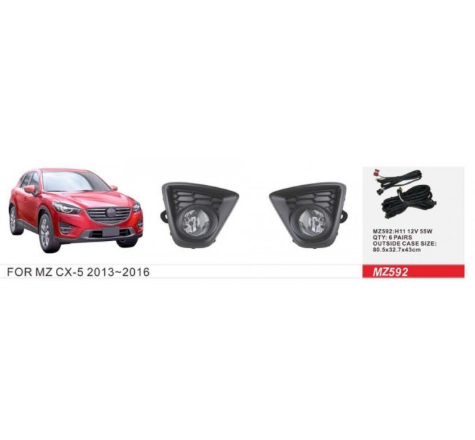 Фара протитуманна DLAA MZ-592 Mazda CX-5 2011-17, ціна: 3 551 грн.