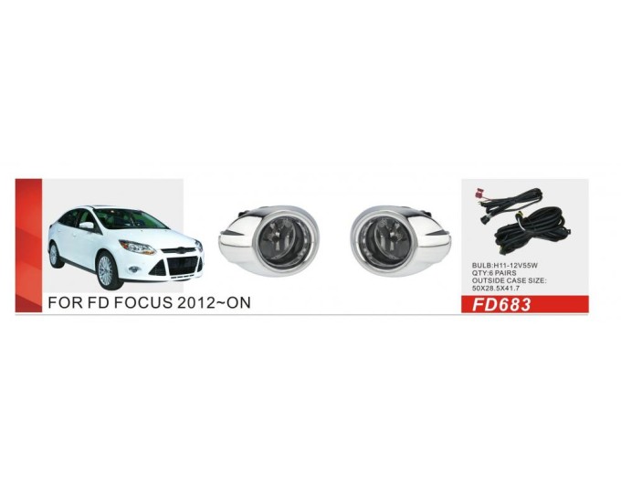 Фара протитуманна DLAA FD-683W Ford Focus 2012-2013, ціна: 2 623 грн.
