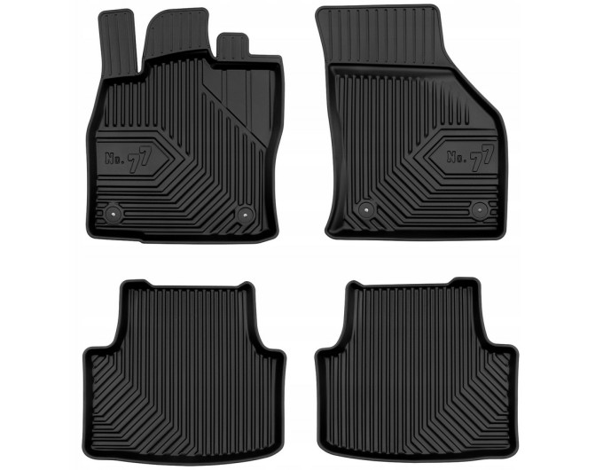 Резиновые коврики в салон FROGUM №77 Skoda Octavia 2013-2019 FG 77407015, цена: 2 585 грн.