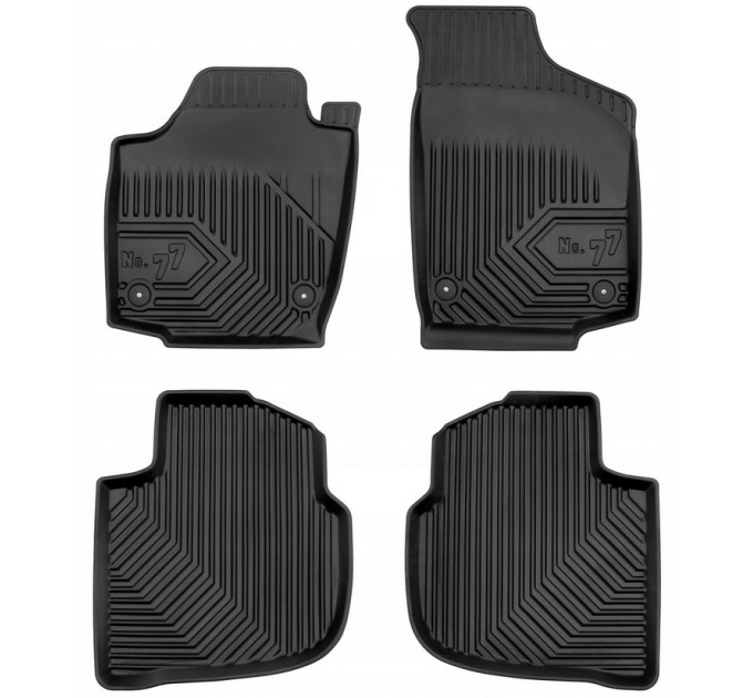 Резиновые коврики в салон FROGUM №77 Skoda Rapid (mkI); Seat Toledo (mkIV) 2012-2019 FG 77407480, цена: 2 003 грн.